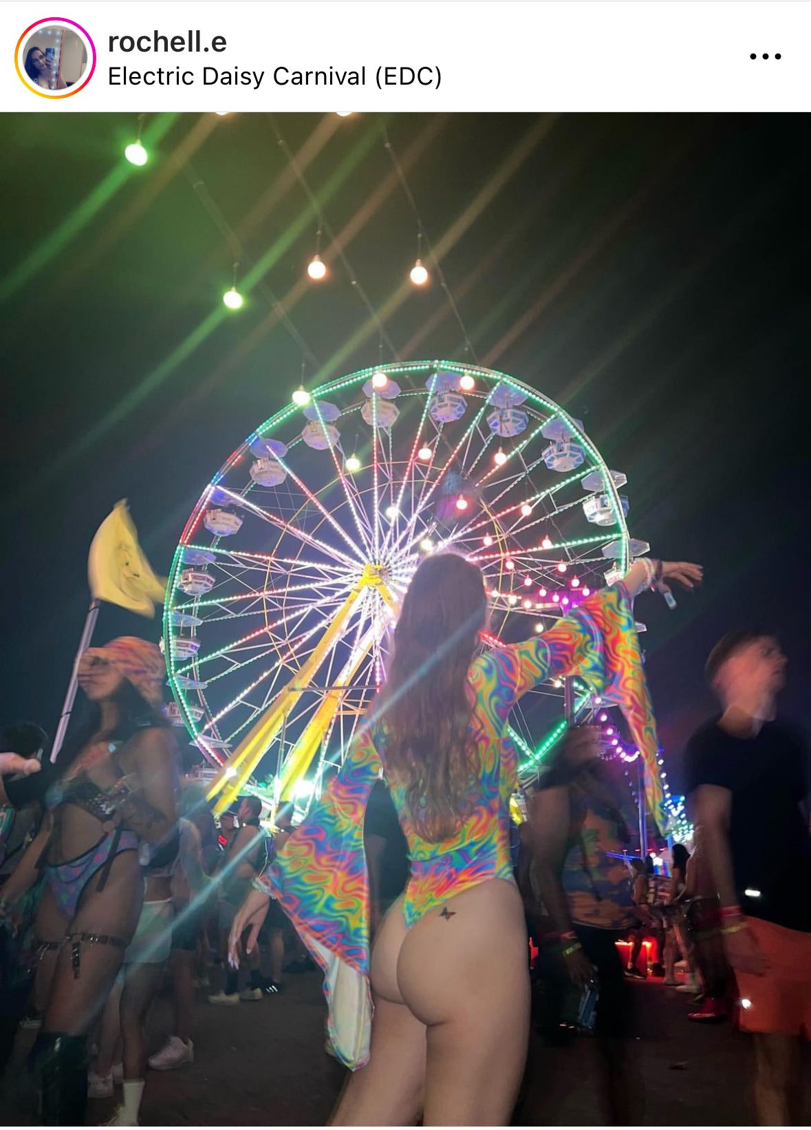 Rainbow sherbet velvet bellsleeves one piece