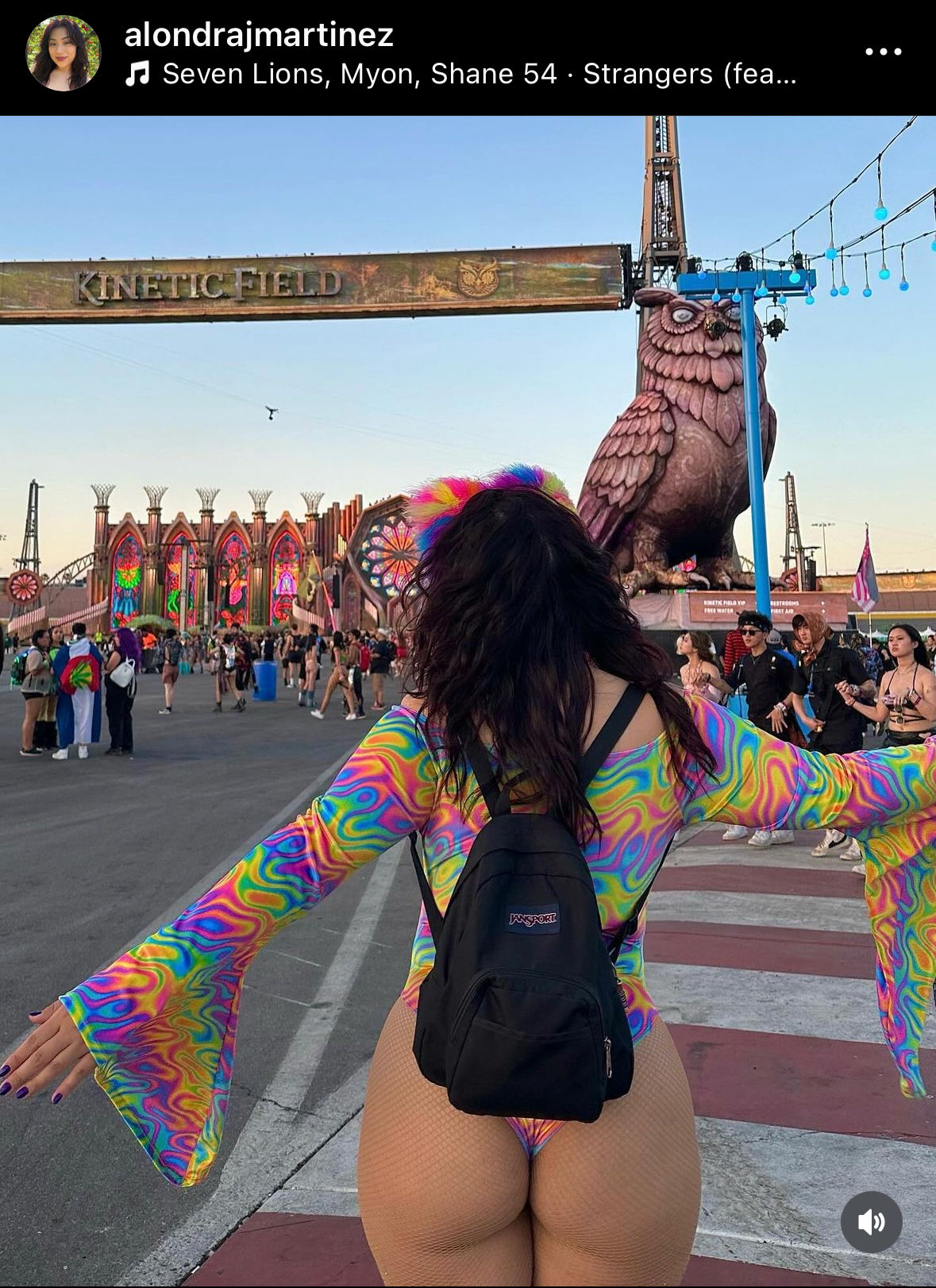 Rainbow sherbet velvet bellsleeves one piece