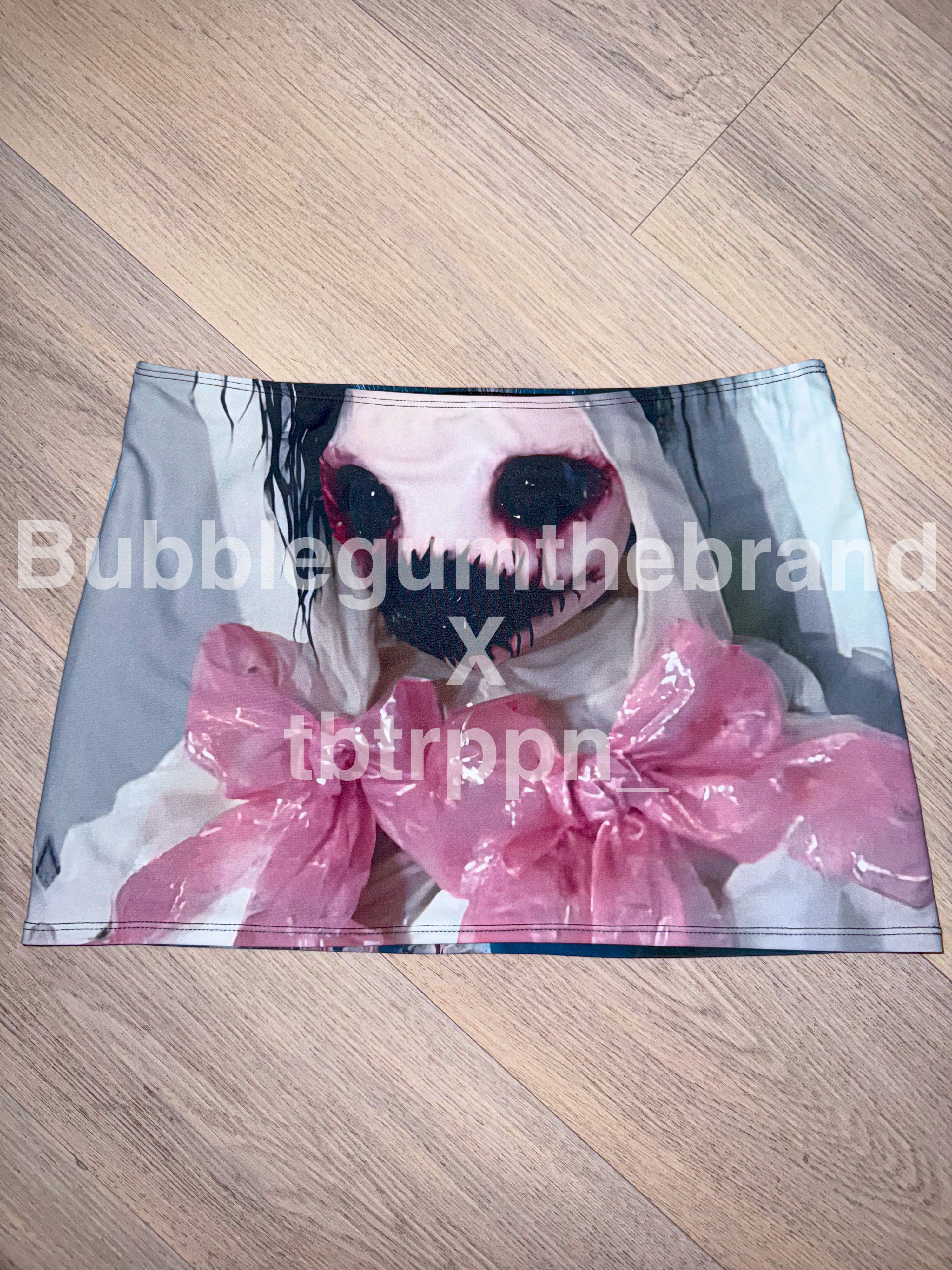 Brain rot reversible miniskirt