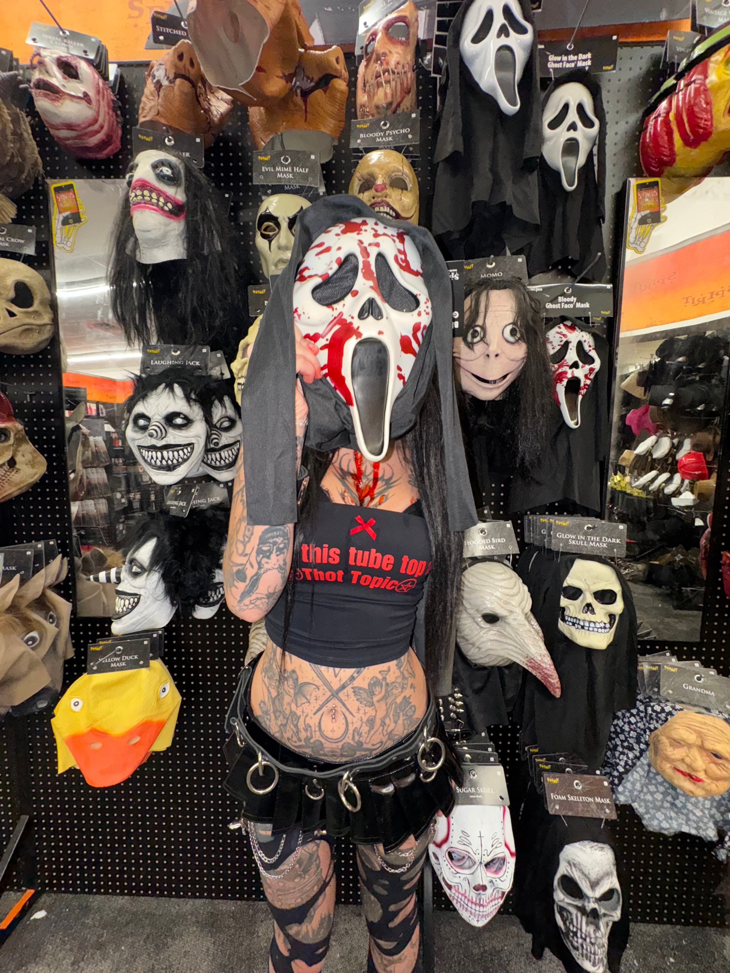 Thot topic tube top streetwear