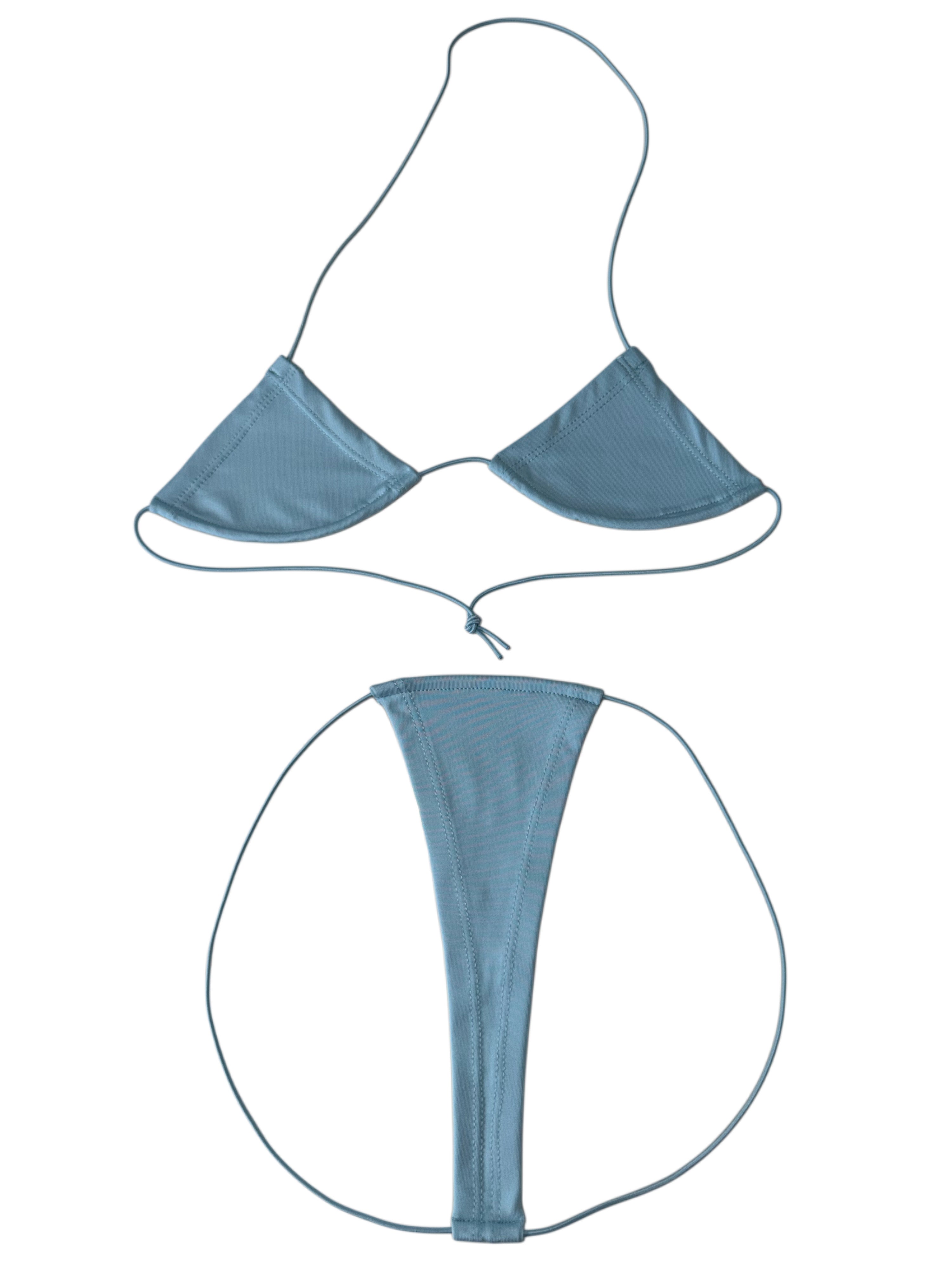 String Microkini plain colors