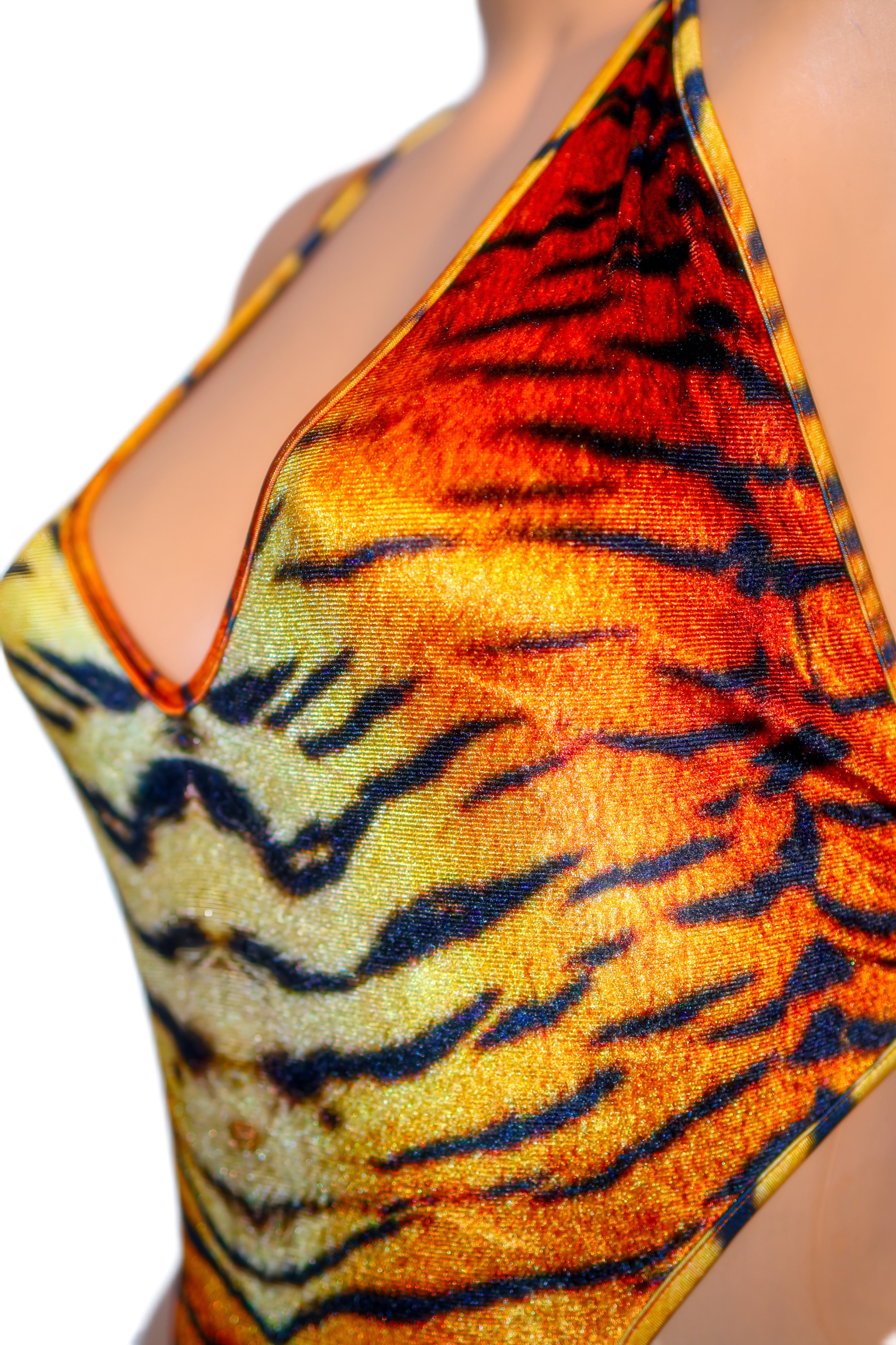 Velvet tiger one piece