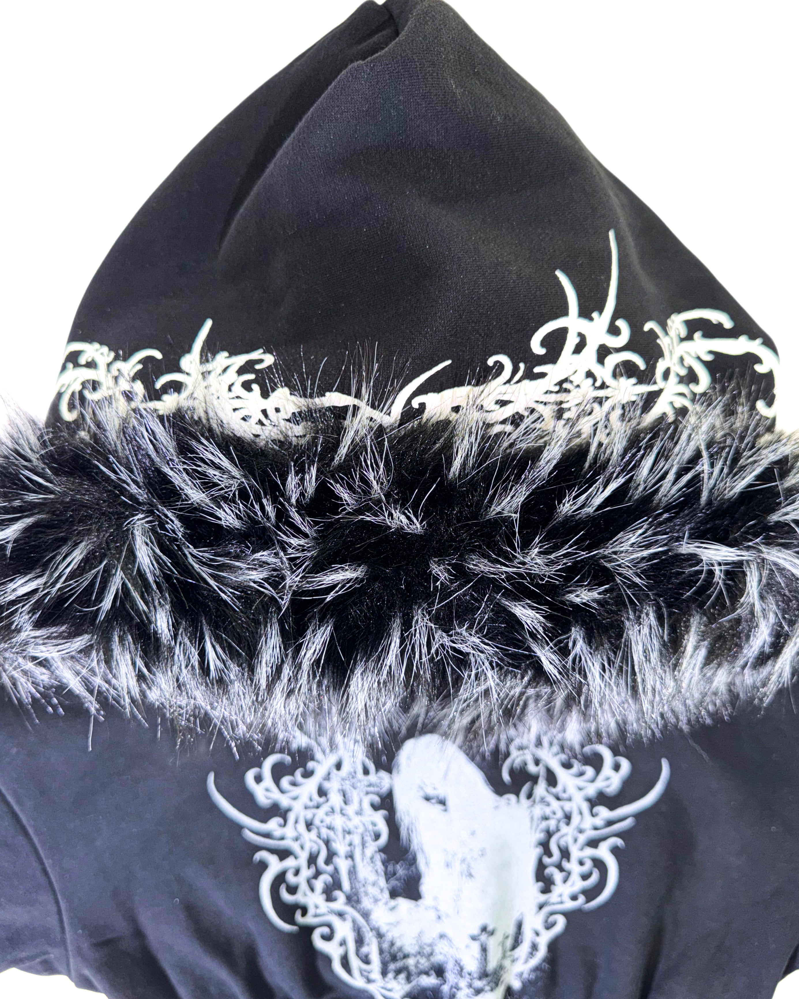 Graveyard crop hoodie