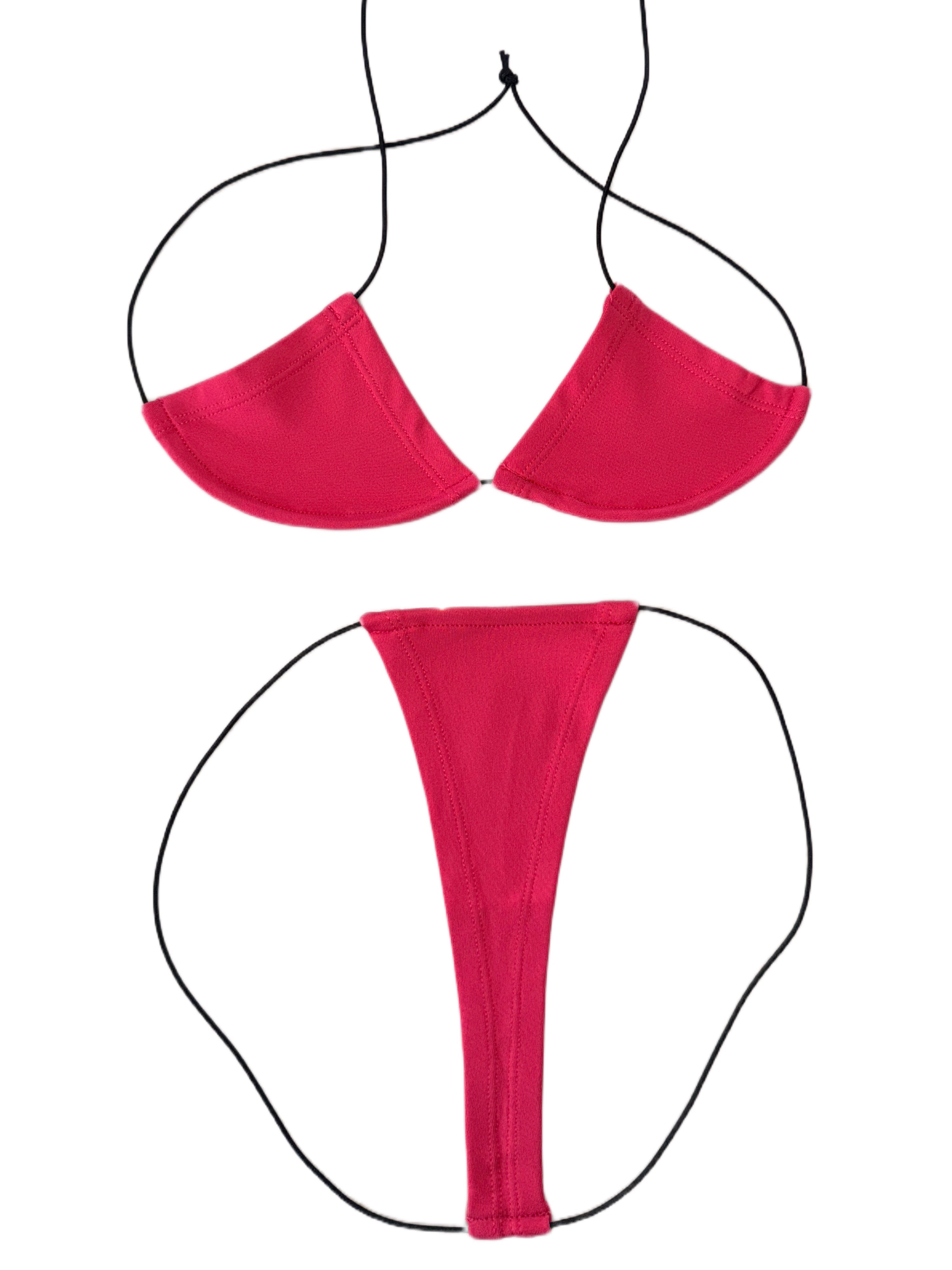 String Microkini plain colors