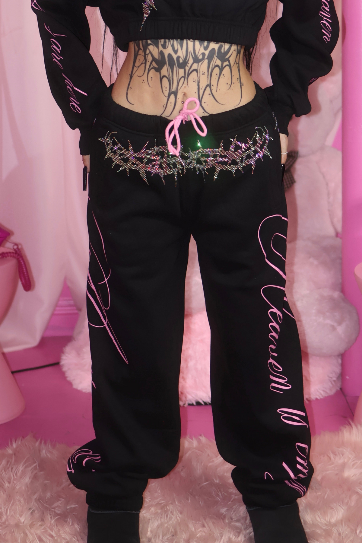 Angels are here sweatpants
