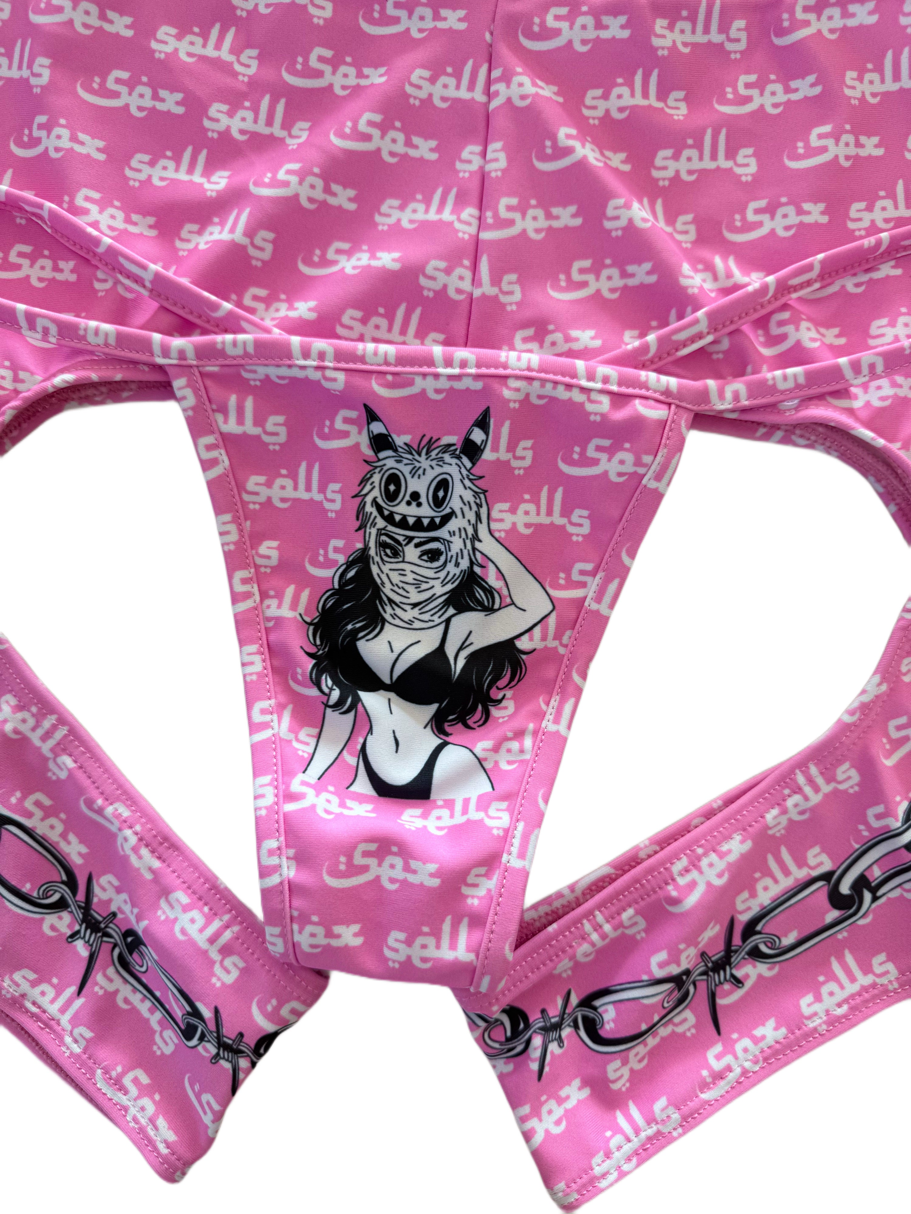 My boo chaps bikini set