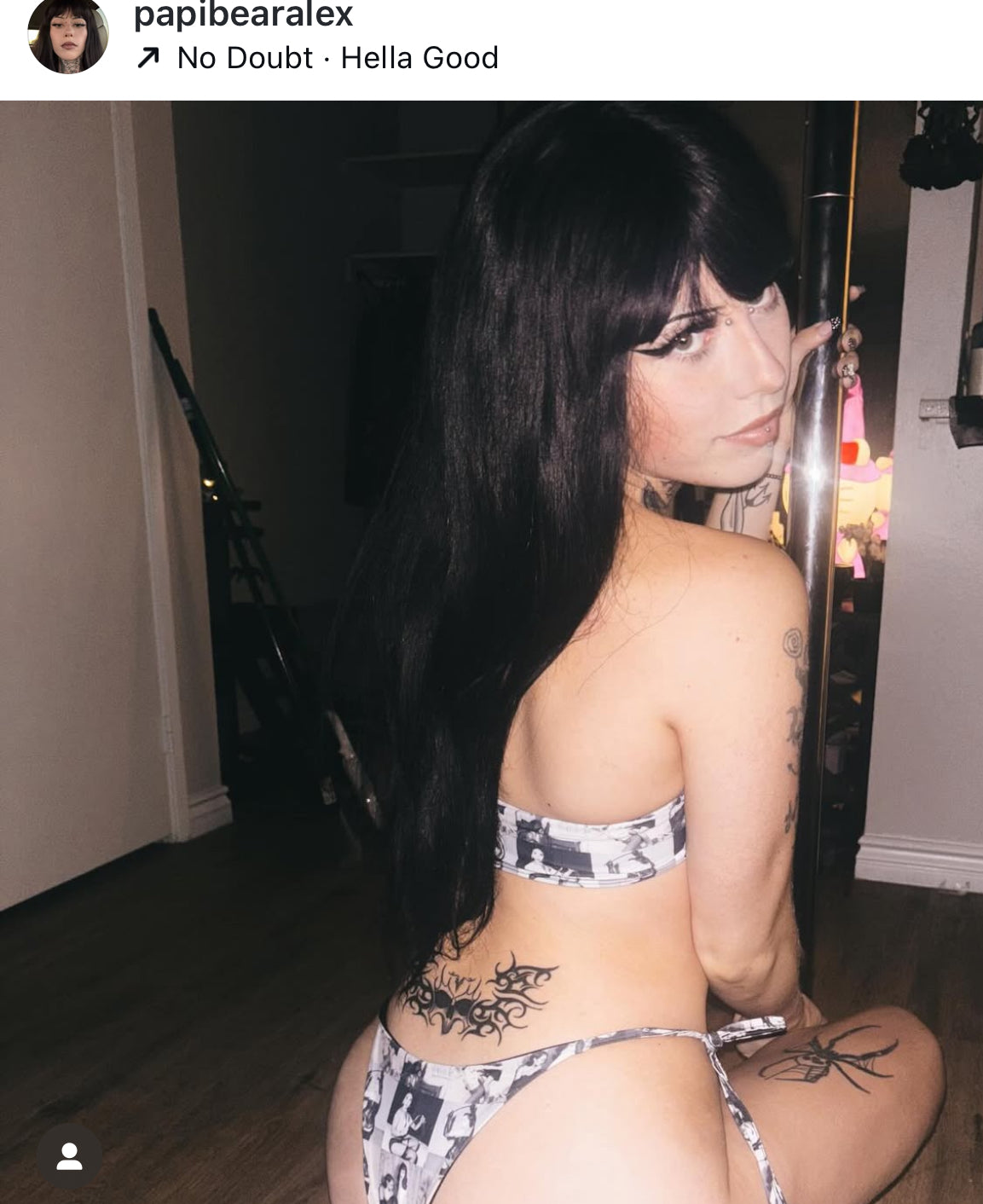 Vintage dominatrix bikini