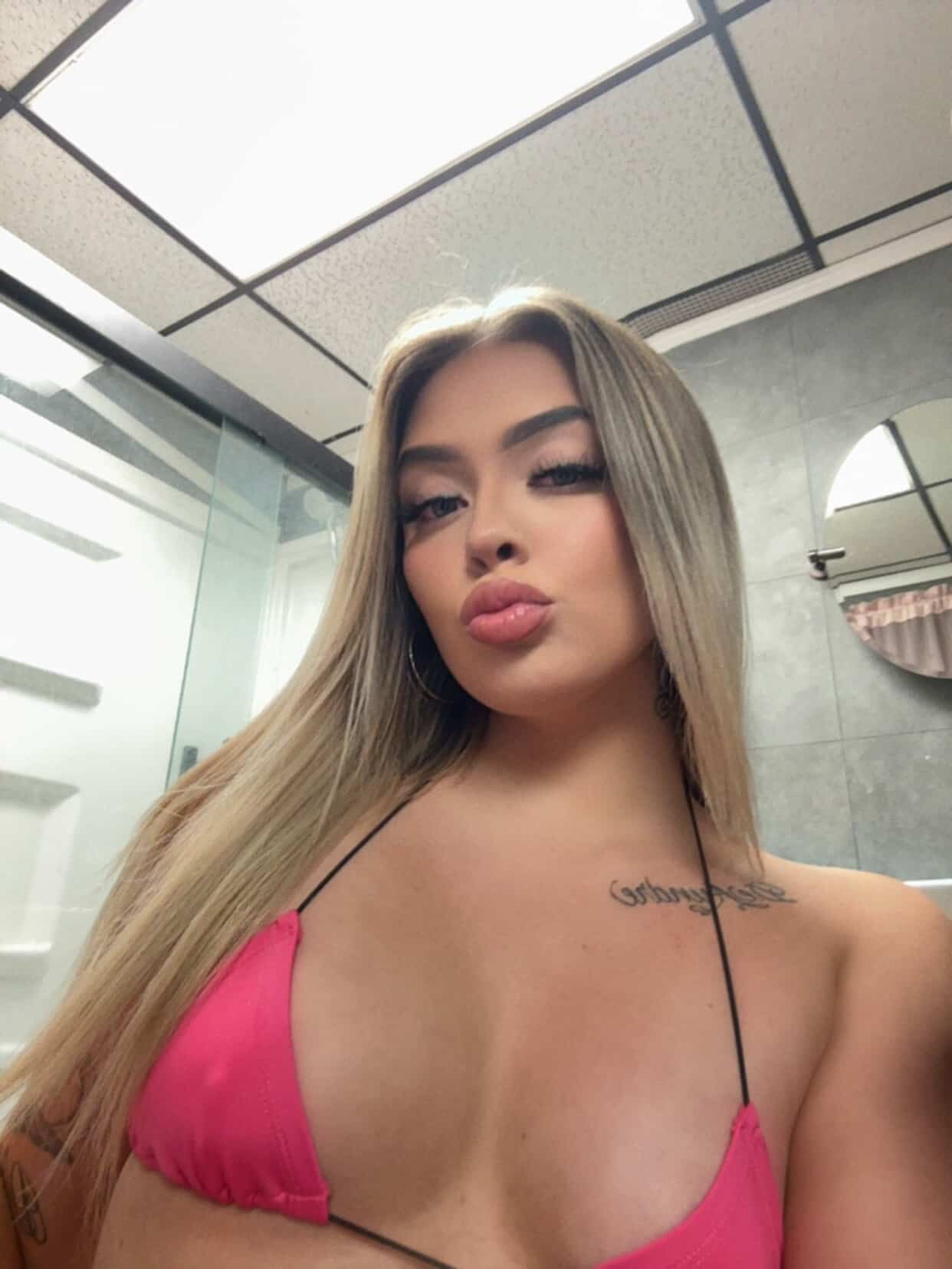 String Microkini plain colors