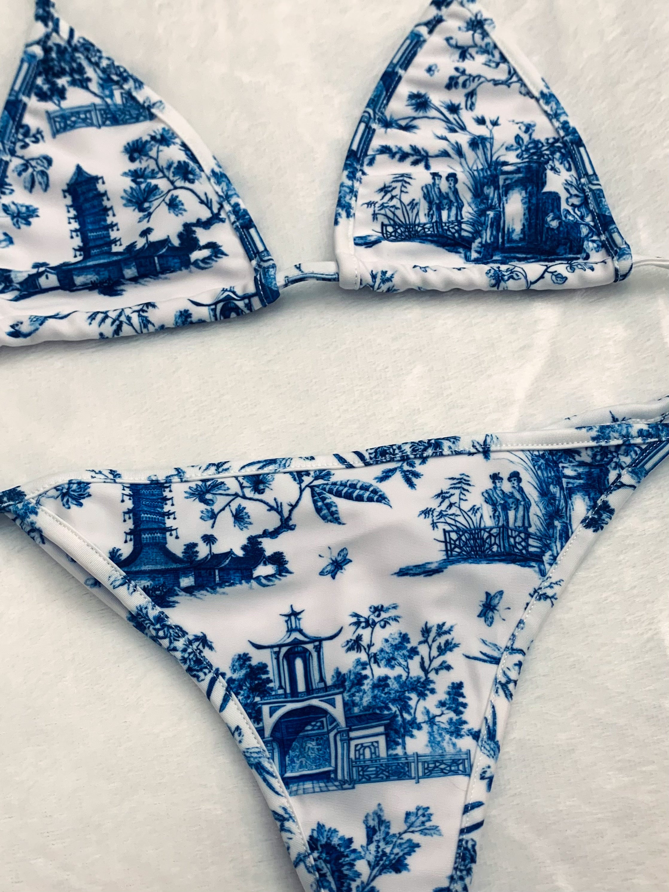 Porcelain bikini - Bikinis, Monokinis, skirt sets, and apparel inspired by strippers - Bubblegum The Brand